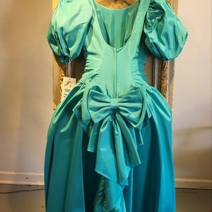 Turquoise Jordan Fashions full length formal